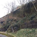 Via Nemorense - crollo muro di contenimento