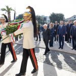 Il Presidente Sergio Mattarella a Porta San Paolo in occasione della deposizione di una corona d'alloro, nel 82° anniversario della difesa di Roma
(foto di Francesco Ammendola - Ufficio per la Stampa e la Comunicazione della Presidenza della Repubblica)